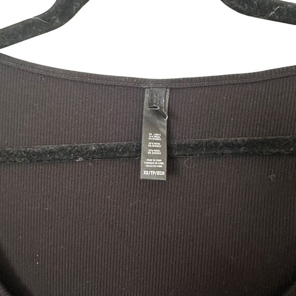 SKIMS Soft Lounge Ribbed Maxi‎ Dress Black XS - Picture 7 of 7
